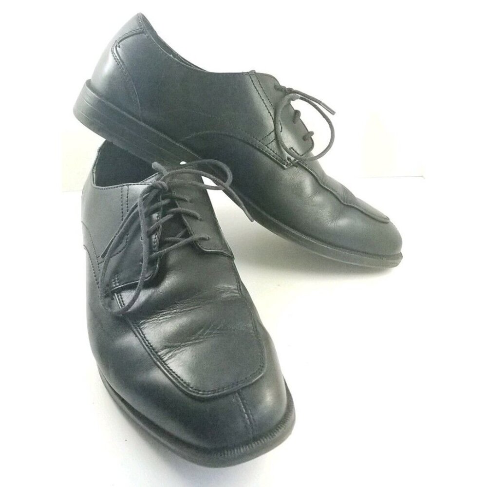 Stacy Adam's Oxfords Men's Size 8 Black Leather Shoes